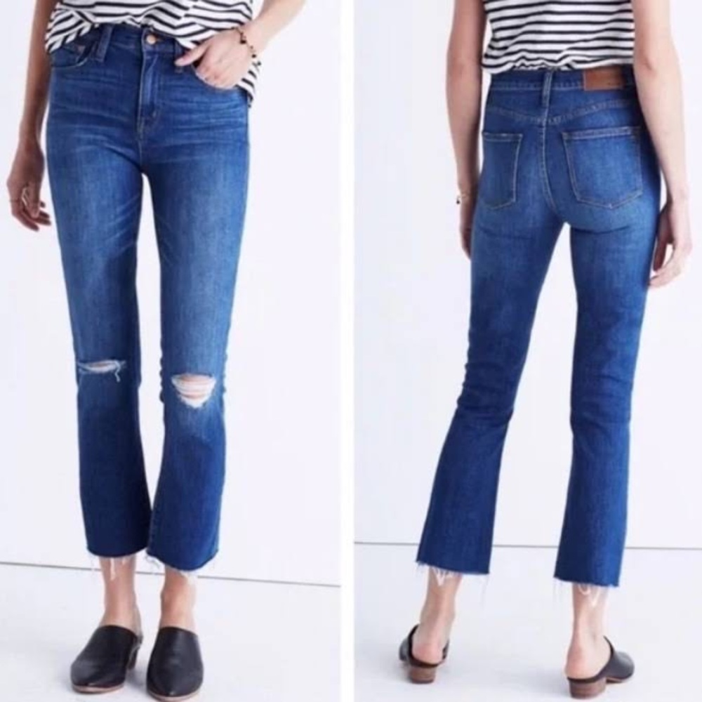 Madewell High Riser Demi Boot Jeans
